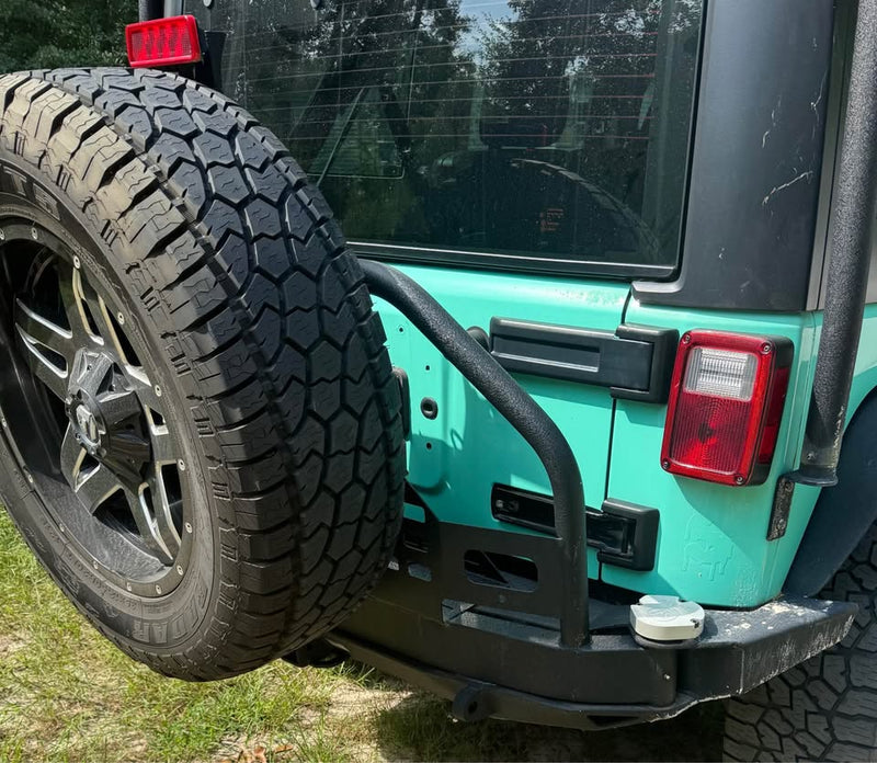 Smittybilt Atlas Rear Bumper with Tire Carrier for Jeep Wrangler JK in Raeford, NC (photo 2) — photo 2