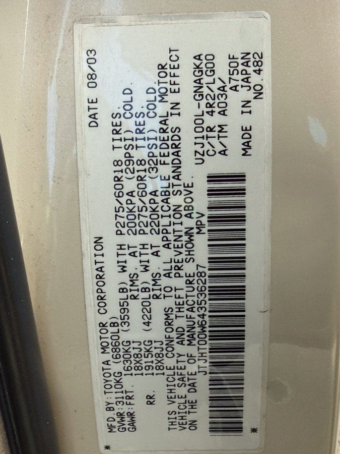 2004 Lexus LX 470 in Boise, ID (photo 10) — photo 10