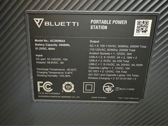 BLUETTI AC200MAX Portable Power Station — photo 3