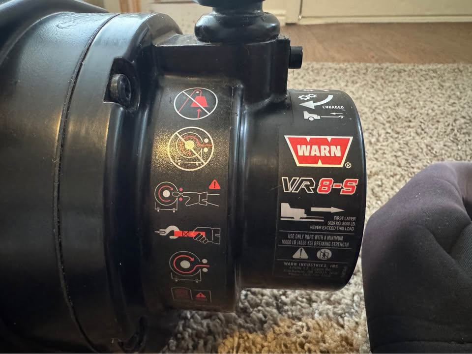 Warn Winch VR Evo 8 w/ Synthetic Cable in Salt Lake City, UT (photo 3)
