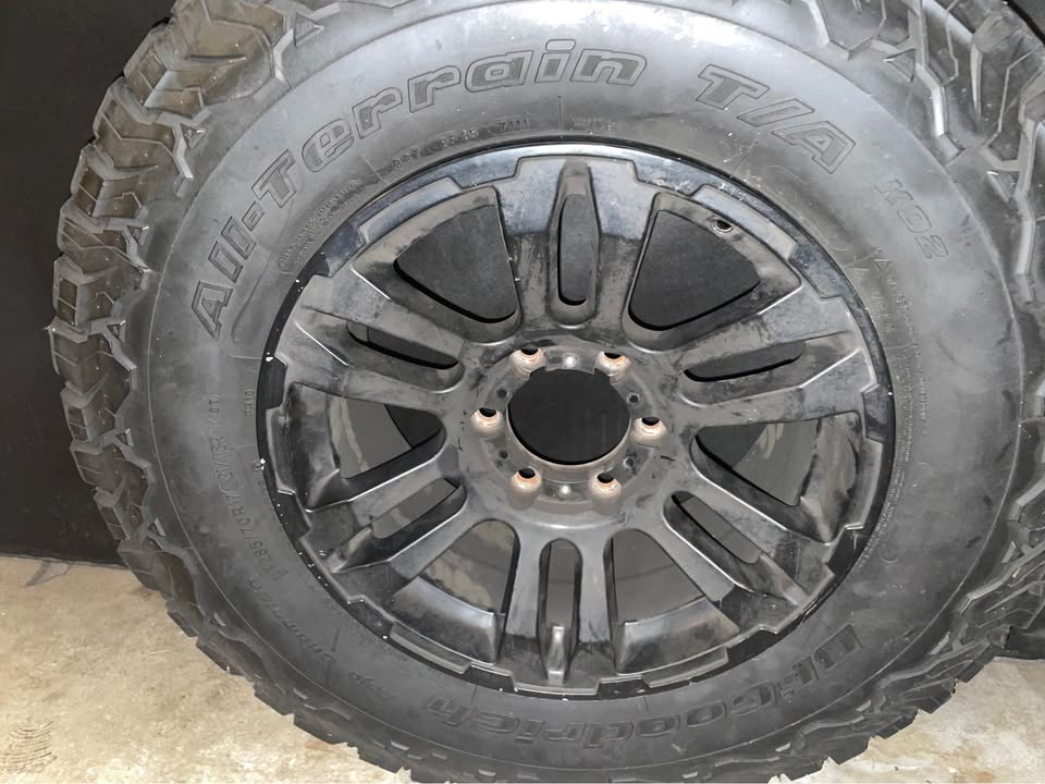 BFGoodrich All-Terrain T/A KO2 Tires LT285/70R17 with Black Rims in Covington, WA (photo 3)