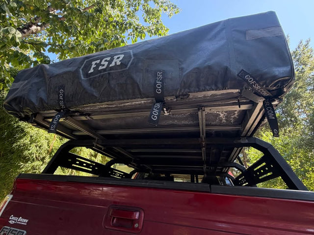 Used Freespirit Recreation High Country Series 80" Premium Rooftop Tent (2018) and RCI Rack — photo 3