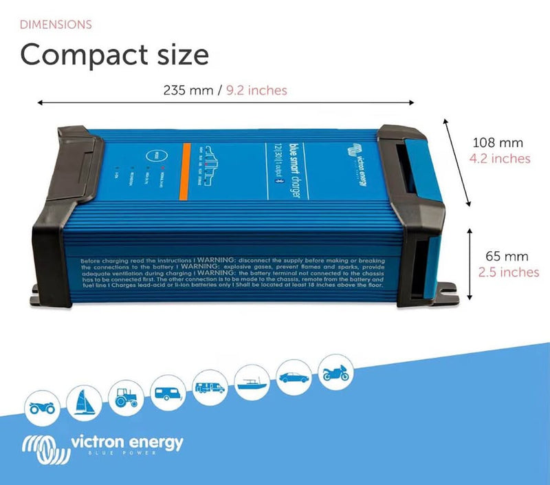 Victron Energy Blue Smart IP22 12V 30A Battery Charger in Burbank, CA (photo 5) — photo 5