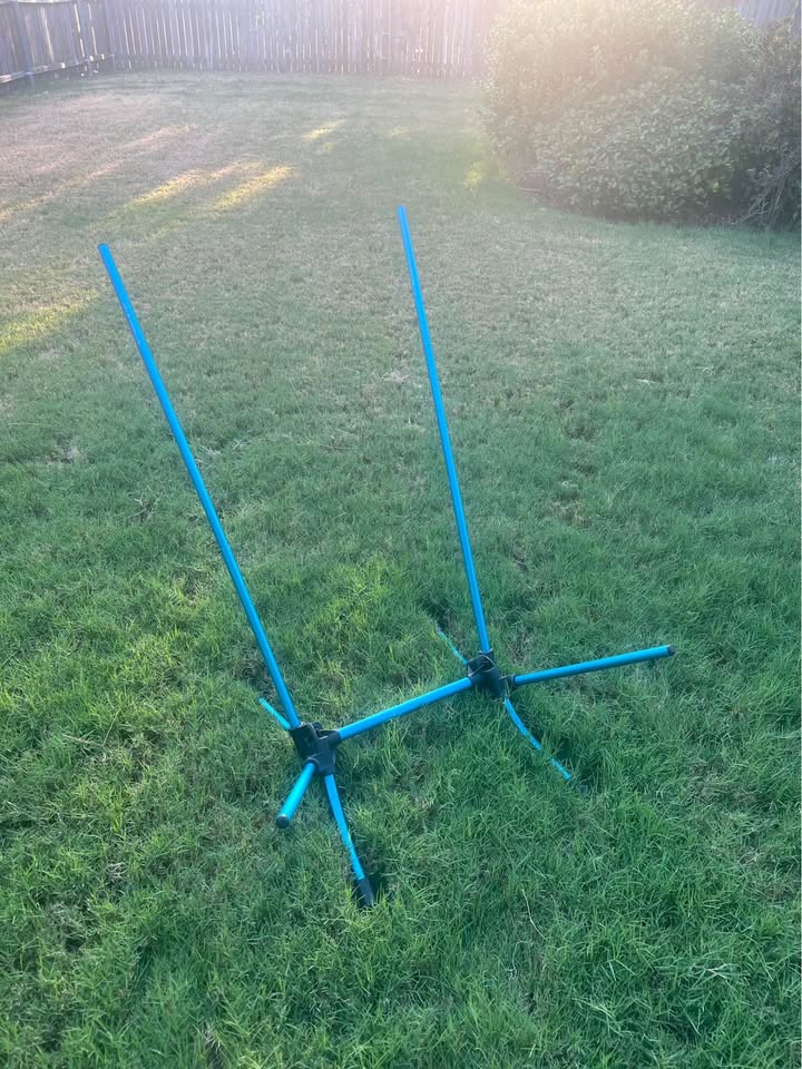 Helinox beach recreation chair with carry bag and large umbrella -Great for beach volleyball players in Argyle, TX (photo 6) — photo 6