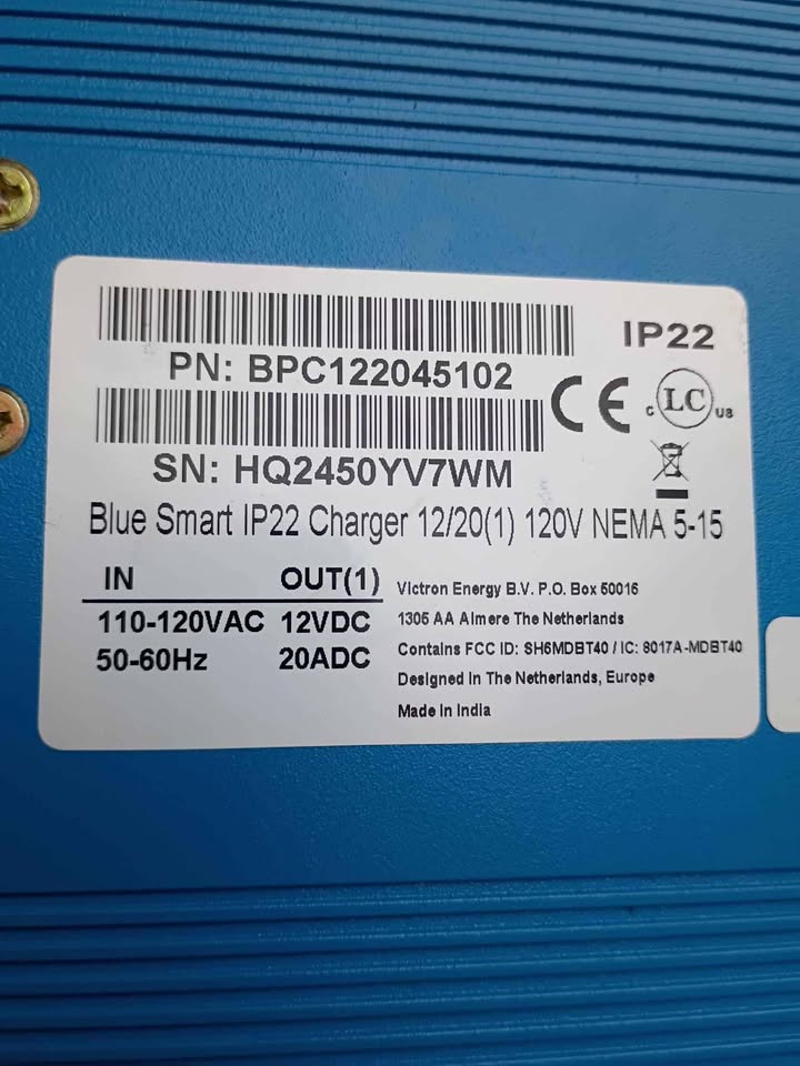 Victron Energy Blue Smart IP22 Charger in Eugene, OR (photo 3) — photo 3