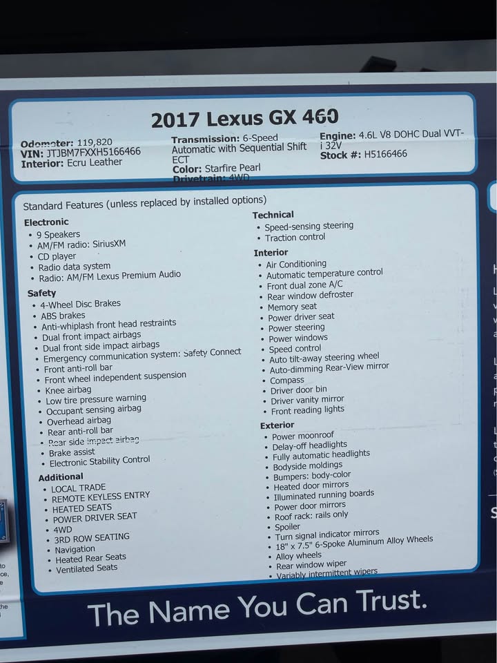2017 Lexus GX · GX 460 Sport Utility 4D in Wendell, NC (photo 9) — photo 9
