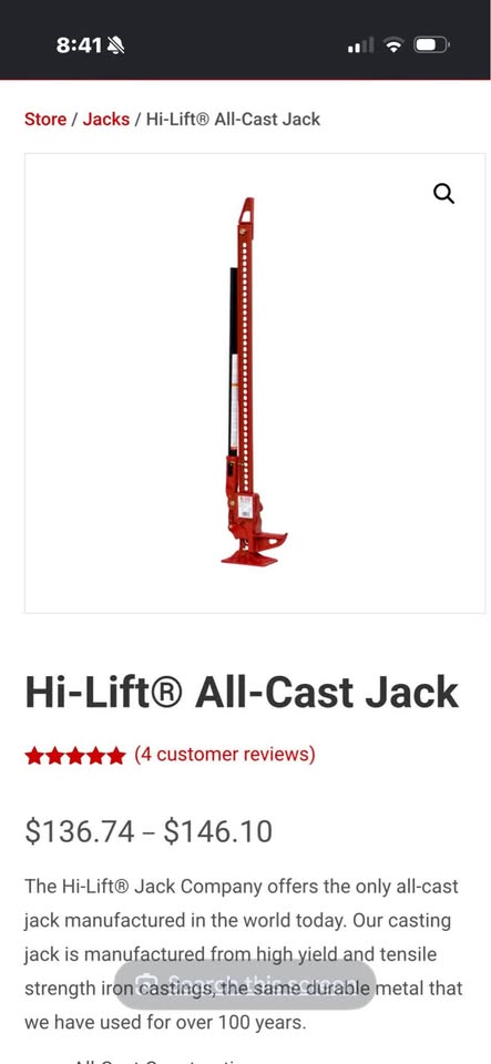 48-Inch HI-LIFT Jack in Broomfield, CO (photo 2) — photo 2