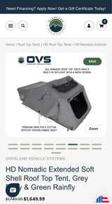 OVERLAND VEHICLE SYSTEMS
HD Nomadic Extended 3 (will send more photos upon request) in Sacramento, CA (photo 3)
