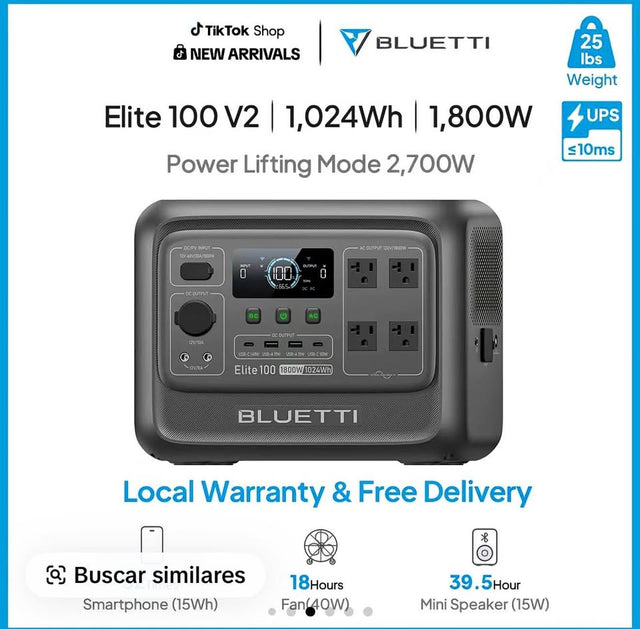 Bluetti Elite 100 V2 in Miami, FL (photo 1)