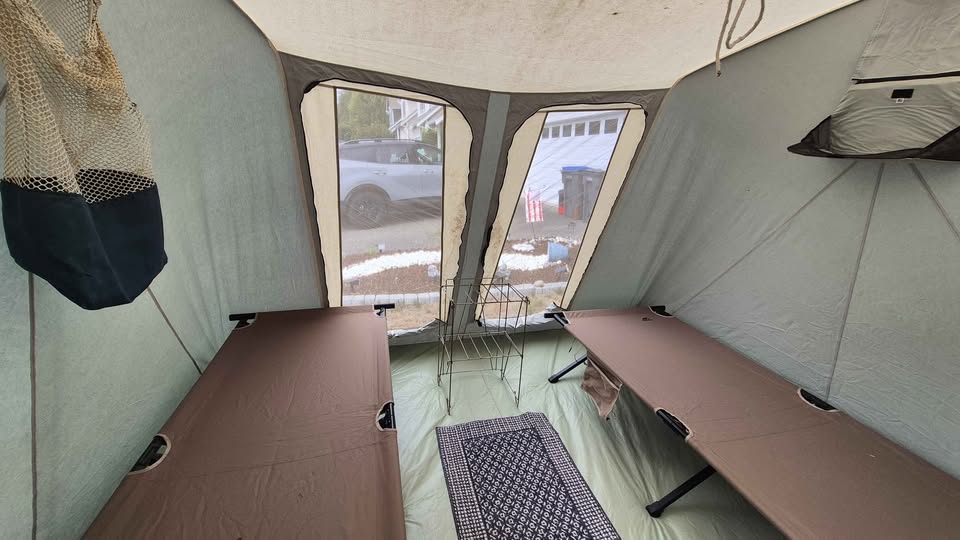 Springbar Traveler 10x10 canvas tent, cots, etc in Bremerton, WA (photo 6) — photo 6
