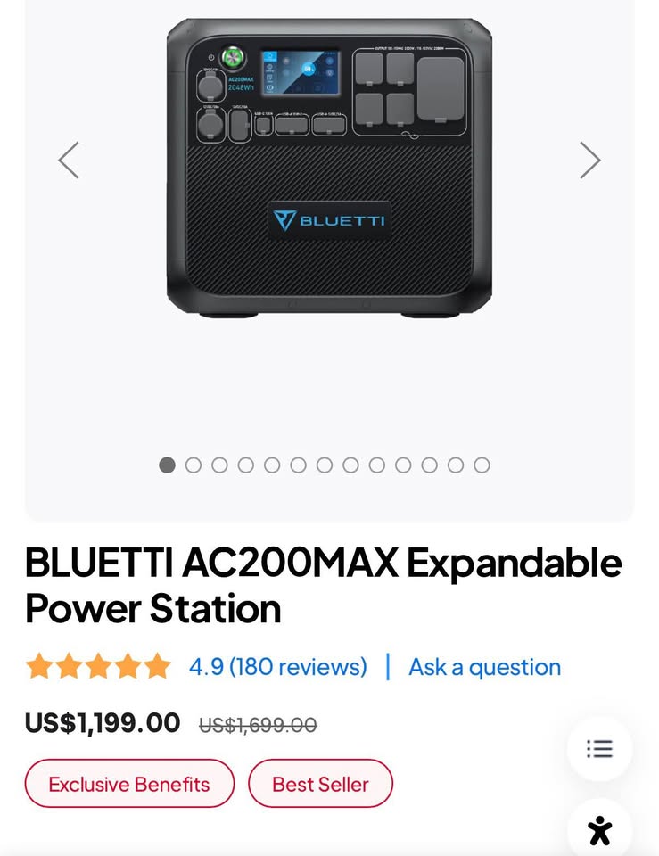 Bluetti AC200MAX Power Station (photo 3) — photo 3