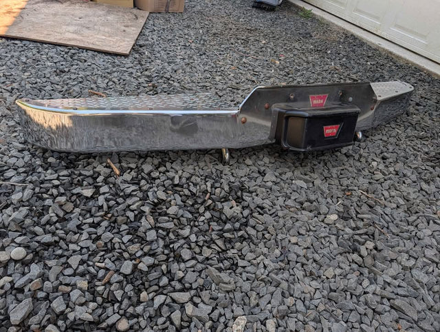 Warn winch bumper Square body Chevy — photo 2