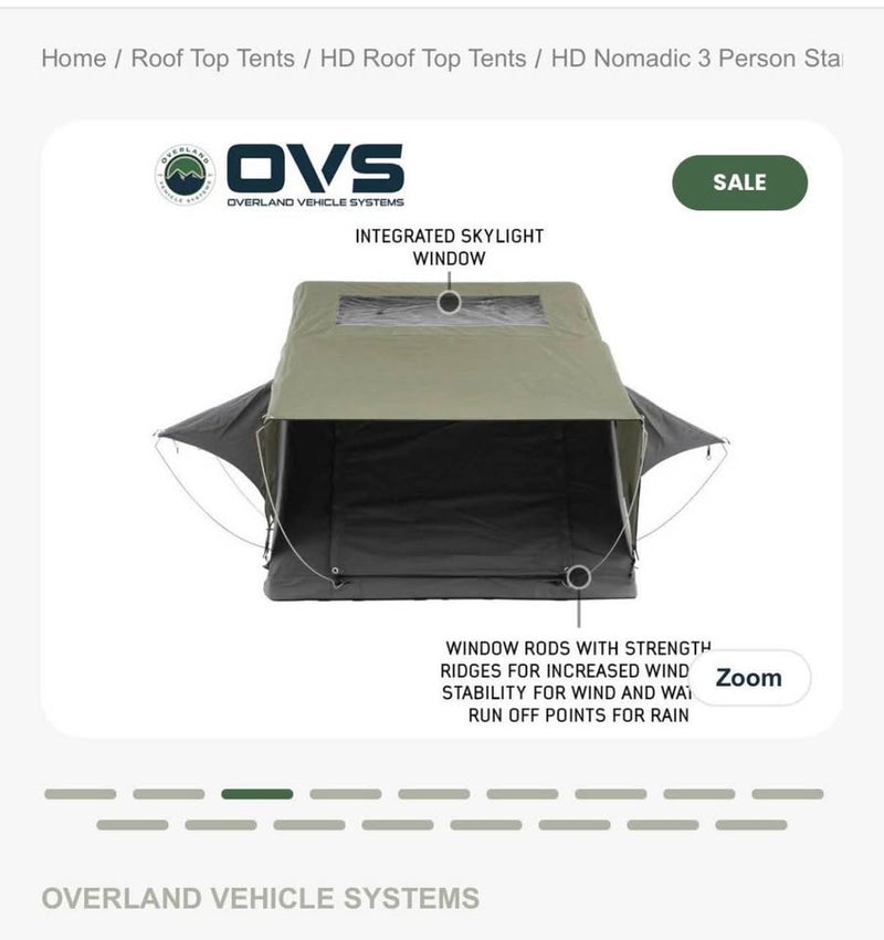 OVERLAND VEHICLE SYSTEMS
HD Nomadic Extended 3 (will send more photos upon request) in Sacramento, CA (photo 2) — photo 2