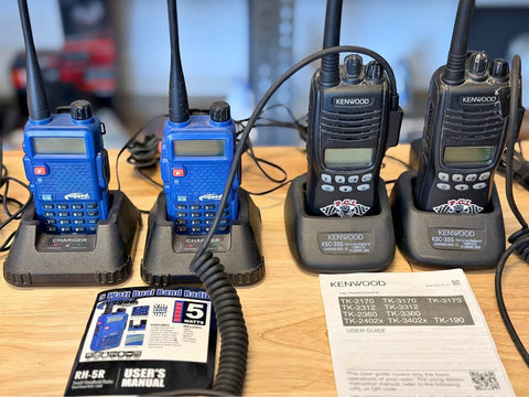 Rugged Radios RH-5R and Kenwood Handheld Radio Communication Lot