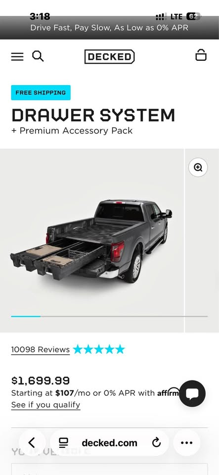Decked drawer system