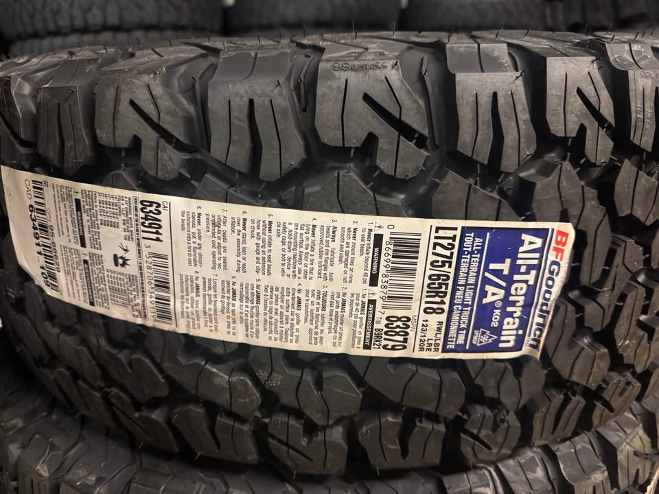 SET OF 4 BFGoodrich All-Terrain T/A KO2 LT275/65R18 BRAND NEW in Medina, OH (photo 2) — photo 2