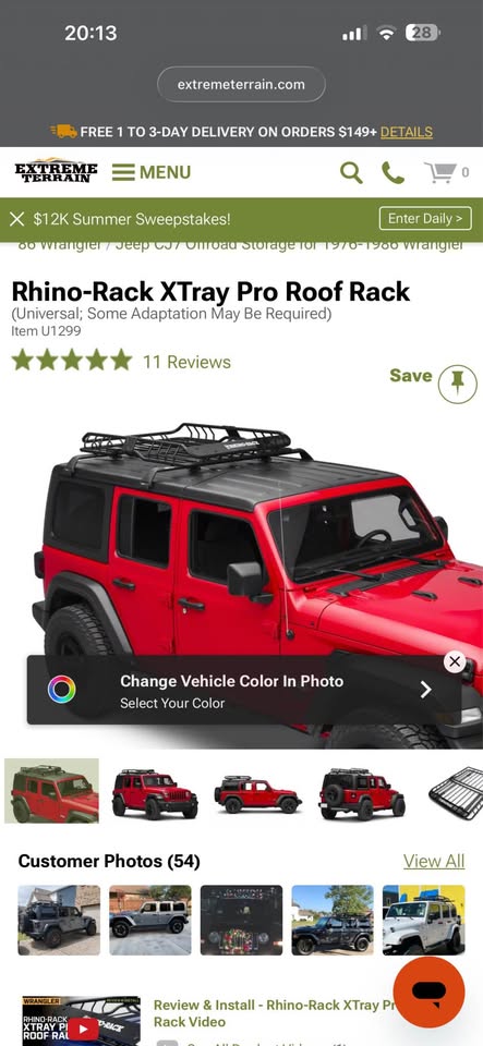 Rhino Rack XT Pro Roof rack in Cave Creek, AZ (photo 5) — photo 5