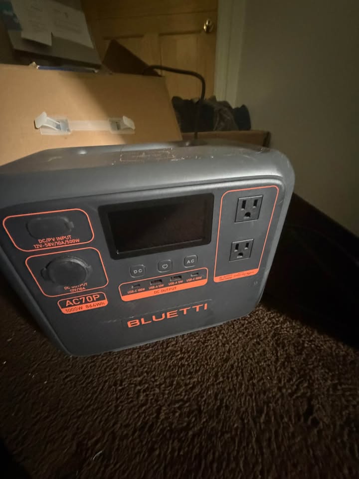 BLUETTI Portable Power Station C70P in McKeesport, PA (photo 2) — photo 2