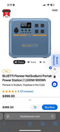 Bluetti power station