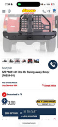 Smittybilt xj rear bumper