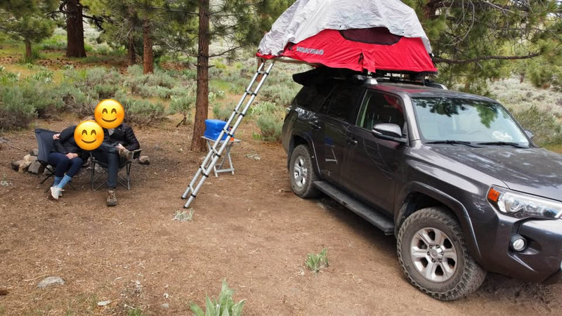 Yakima SkyRise 2-Person Rooftop Tent | Complete Setup | Lights & Gear Storage in Fair Oaks, CA (photo 6) — photo 6