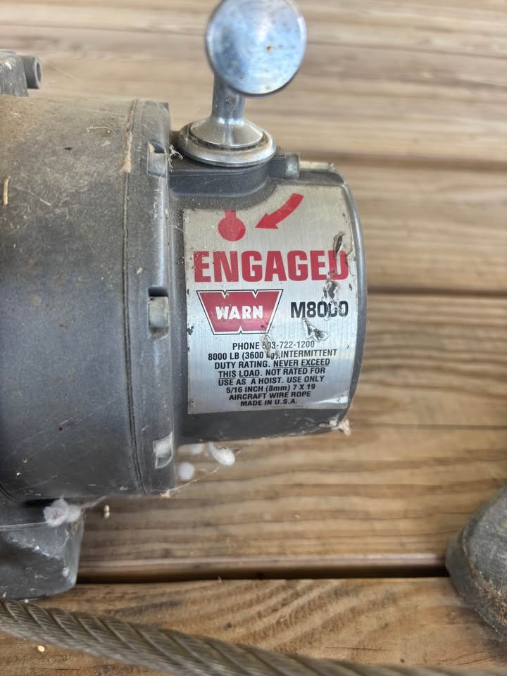 Warn M8000 Winch in Marksville, LA (photo 2) — photo 2