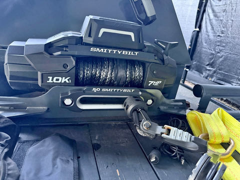 Smittybilt 10k 7hp winch with extras waterproof