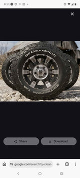 BFGoodrich All-Terrain T/A KO2 Tires with XD Series Wheels Complete set all 4 # 5 hole in Albuquerque, NM (photo 2)
