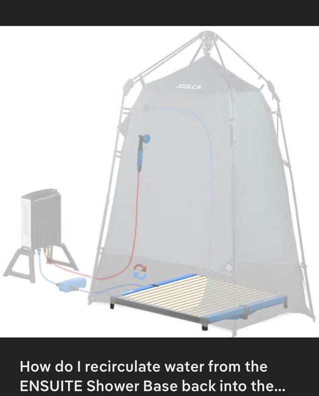 Joolca HOTTAP Portable Heated Camping Shower + Sink System — photo 3