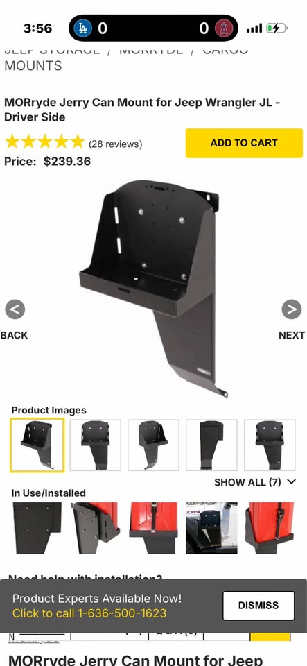 Jerry can mount - for Jeep Wrangler in Orange, CA (photo 2) — photo 2