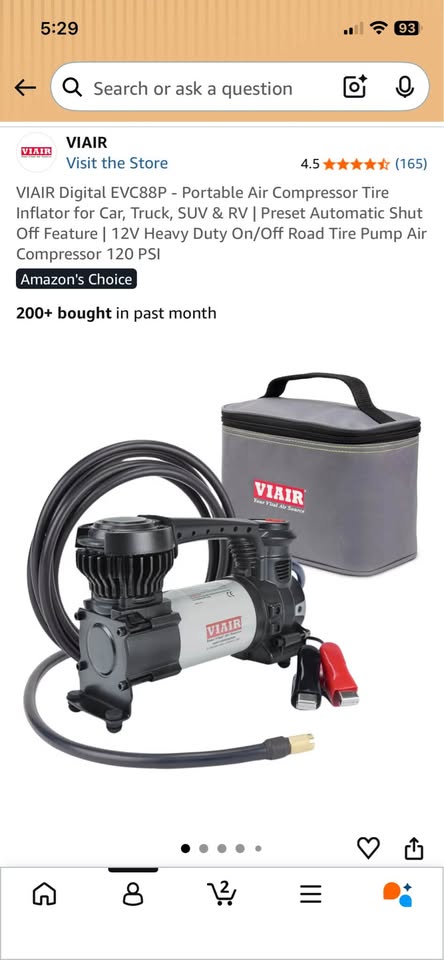 VIAIR Digital EVC88P - Portable Air Compressor Tire Inflator in Portland, OR (photo 2)