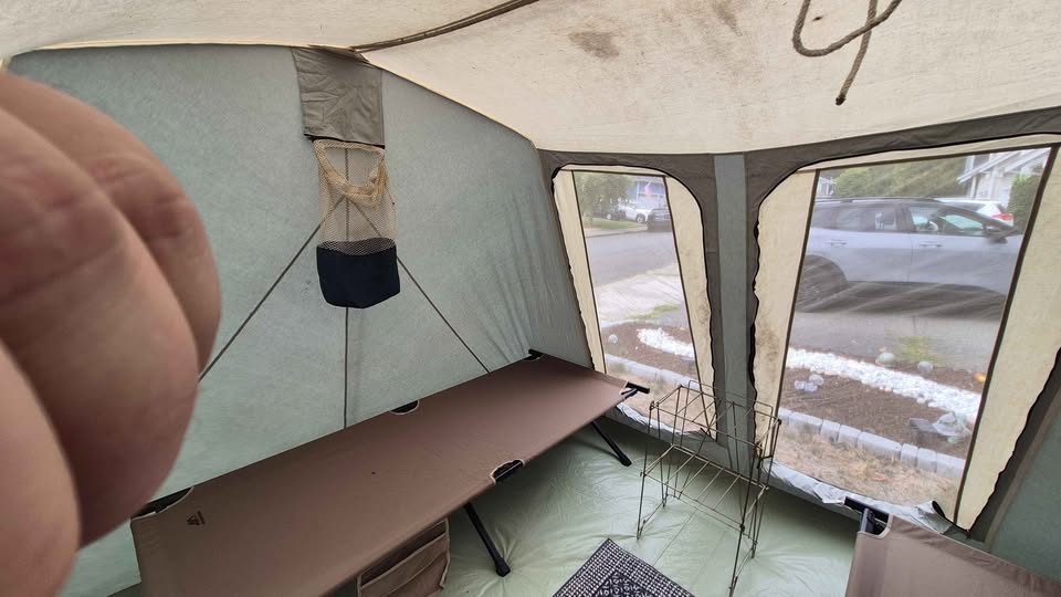 Springbar Traveler 10x10 canvas tent, cots, etc in Bremerton, WA (photo 7) — photo 7