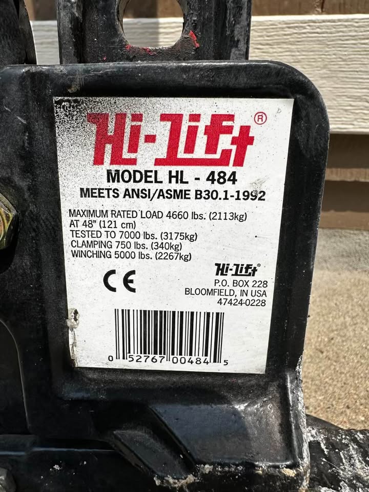 48" Hi Lift Jack (photo 2) — photo 2