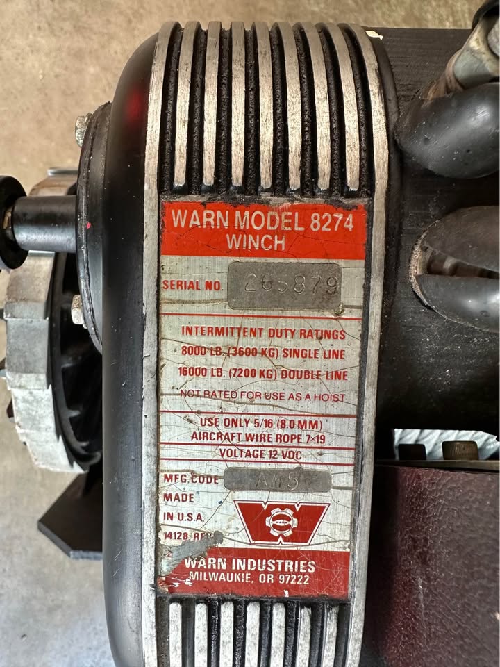 Warn 8274 Winch in Bonney Lake, WA (photo 5) — photo 5