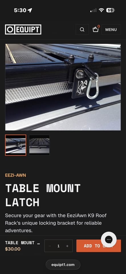 Eezi-Awn Bed Rack w/ Sliding Camp
Table in Park City, UT (photo 5) — photo 5