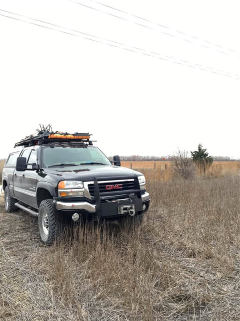 Warn transformer brush guard and 15000 lbs warn winch