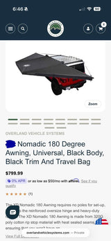 OVS Nomadic 180° Awning – Never Installed – New in San Pablo, CA (photo 5)