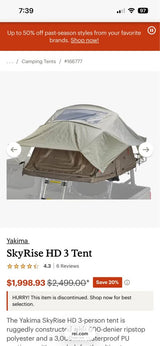 Yakima SkyRise HD 3 Rooftop Tent in Fort Collins, CO (photo 5)