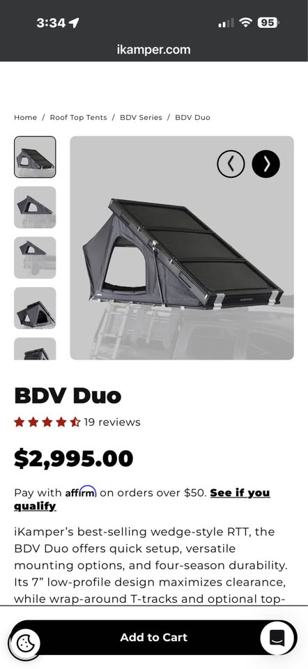 iKamper BDV Duo Rooftop Tent — photo 3