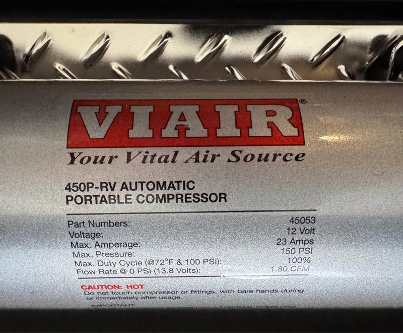 Air compressor - VIAIR 450p portable kit in Bryan, TX (photo 3) — photo 3