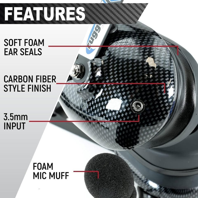 Rugged Radios H41 Behind The Head Headset For Racing Radios Industrial Electroni — photo 3