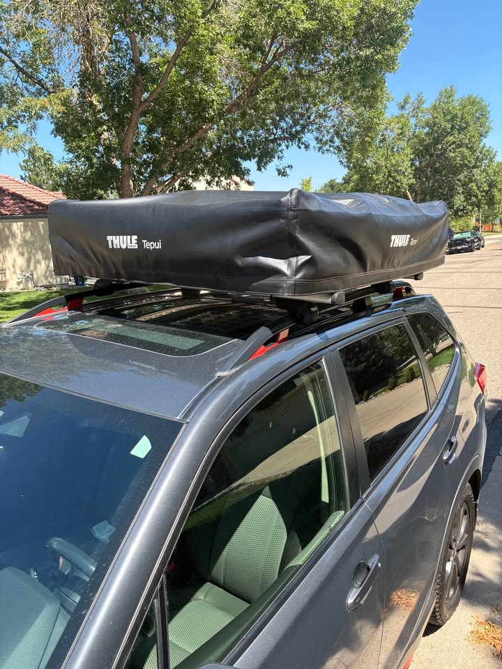Thule (Tepui) Kukenam 3 Person Outfitter Roof Tent + Thule Bars and Brackets (Barely Used) in Westminster, CO (photo 9) — photo 9