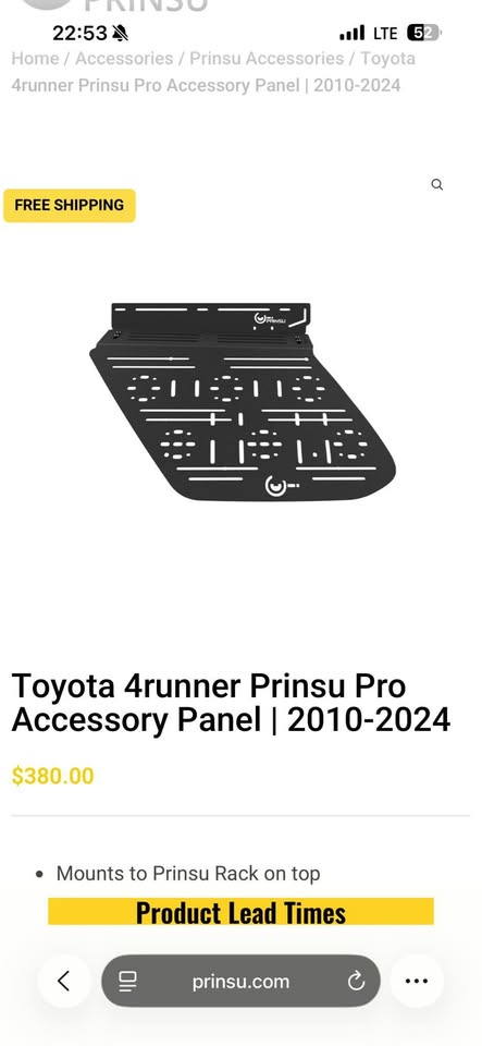 2 Toyota Prinsu pro accessory panels in Northglenn, CO (photo 5) — photo 5