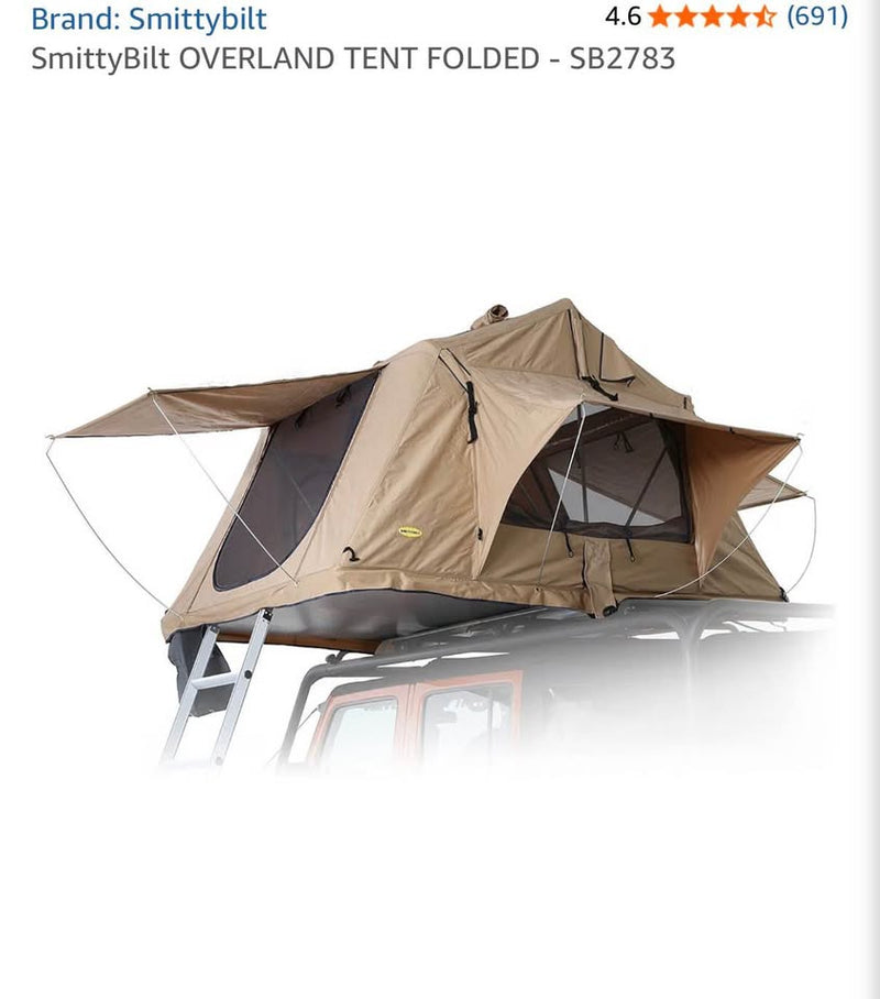 SmittyBilt OVERLAND TENT FOLDED in Steubenville, OH (photo 2) — photo 2