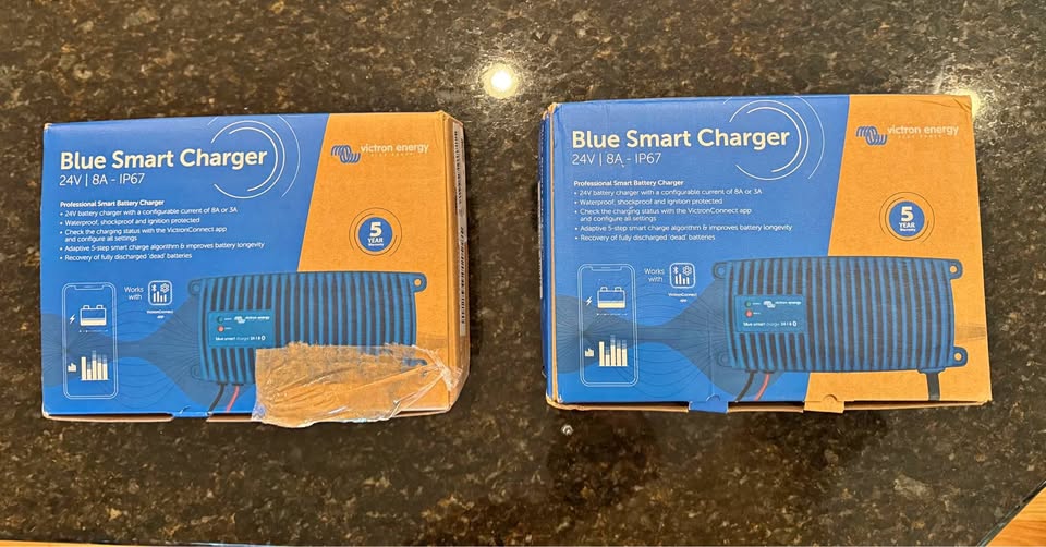 Victron IP67 smart battery charger 24v 8 AMP in Gig Harbor, WA (photo 1)