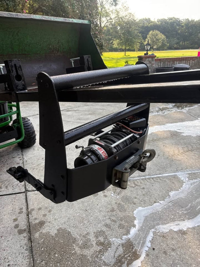 Warn transformer brush guard and 15000 lbs warn winch — photo 3