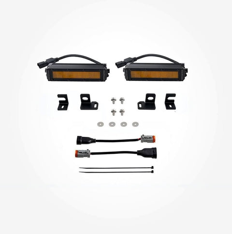 Diode Dynamics SS6 LED Fog Light Kit Fits 2024-Present Toyota Tacoma Amber Wide