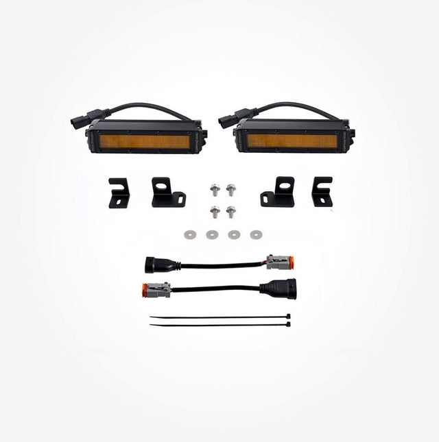 Diode Dynamics SS6 LED Fog Light Kit Fits 2024-Present Toyota Tacoma Amber Wide in Arab, AL (photo 1)