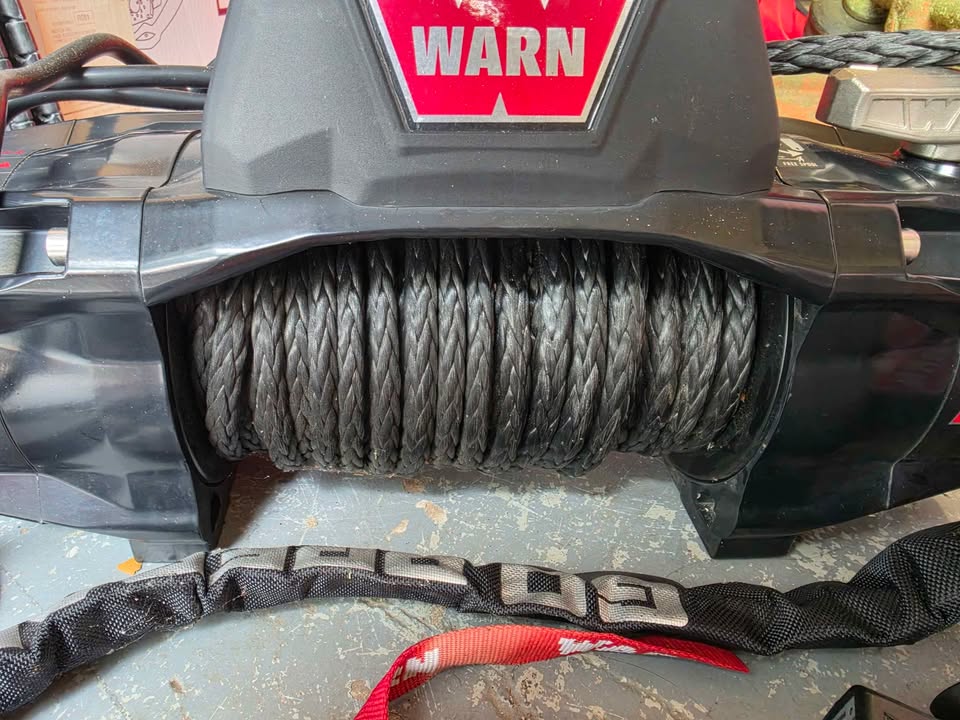 Warn VR EVO 12S, Factor 55 ultrahook and fairlead 1.0, Res-Q tree saver strap in Cypress, TX (photo 2) — photo 2