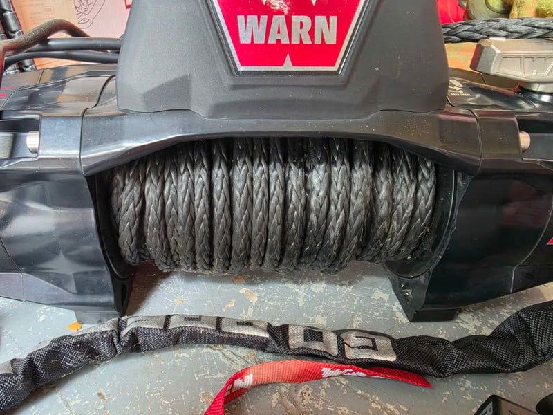 Warn VR EVO 12S, Factor 55 ultrahook and fairlead 1.0, Res-Q tree saver strap in Cypress, TX (photo 2) — photo 2